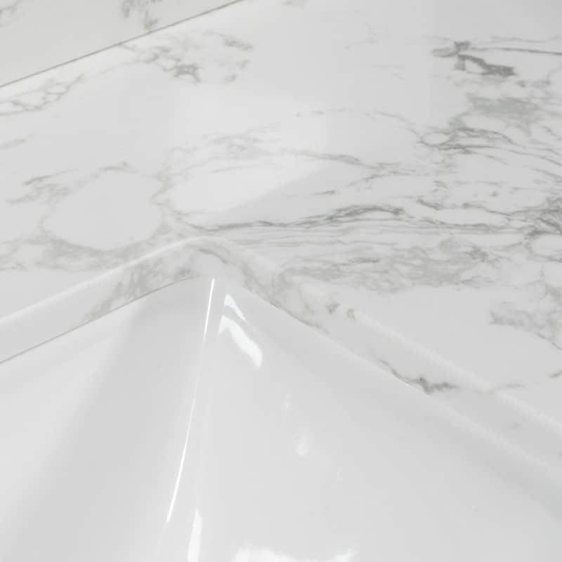 31inch Bathroom Vanity Top Stone Tops with Rectangle Undermount Ceramic Sink and Back Splash for Bathrom Cabinet