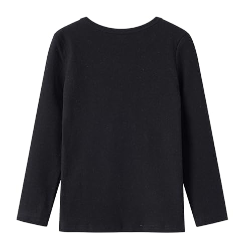 Image of Niyage Toddler Soft Thick Crewneck Tee Tops Girls Comfort Basic Long Sleeve T-Shirt