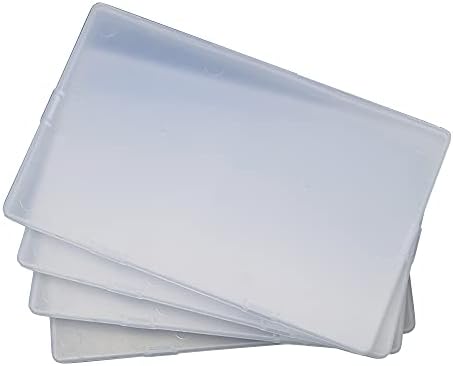 Niangzisewing Plastic Matte Hobby Modul Craft Supply Art Satchel Storage Box Organizer with Snap-Tight Closure Latch,Small Item Package, Big, 4 Pack (Matte, 20x12.5x1.7cm) image 4