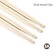 Drum Sticks schlagzeug sticks Rebound American Hartes Ahornholz Drumstick,4 Paares drumsticks 5a,ideal für Schlagzeuger aller Niveaus, für Schlagzeug, Percussion und zum Üben - (5A-4 Paares)