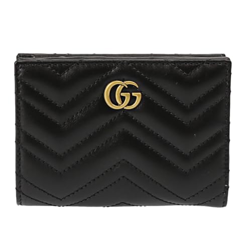 美品　グッチ財布　グッチ折り財布　グッチGGキャンバスブラック　レザー 楽天市場】GUCCI グッチ 二つ折り 長財布 レザー GGキャンバス