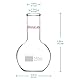 stonylab Flachboden Kochkolben mit Langem Hals, Labor Kolben aus Borosilikatglas FBF Schwere Wand mit Langem Hals, Flat Bottom Flask Labor Glaskolben - 250ml