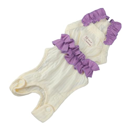 調整可能な猫の回復ジャンプスーツコットン保護衣服は、去勢された女性の通気性回復スーツのための舐め促進を防ぐ