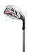 Precise XD-J Junior Complete Kids Golf Clubs Set - Boys & Girls Right Handed Golf Clubs for Kids w/ Driver, Hybrid, Irons, Putter, Stand Bag & Headcovers - Youth Golfing Club Set for Ages 3-5 - Pink