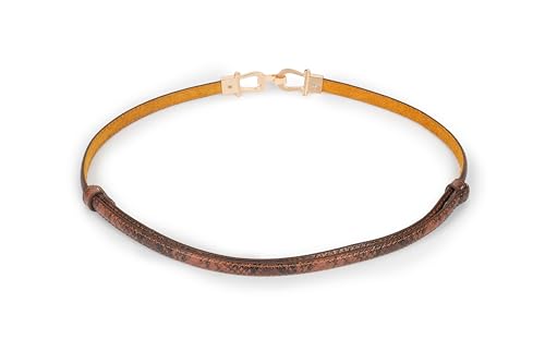 Women's Vintage PU Leather Snake Pattern Waist Belt Dress Belt, Waistband2