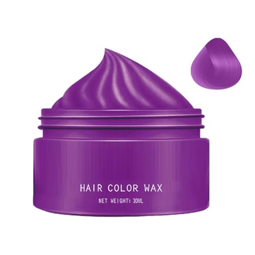 Cera para el cabello – Color crema temporal para el cabello, cera natural modeladora de color para hombres y mujeres, todas las edades, ideal para amigos, esteticistas y peluqueros, fácil de aplicar