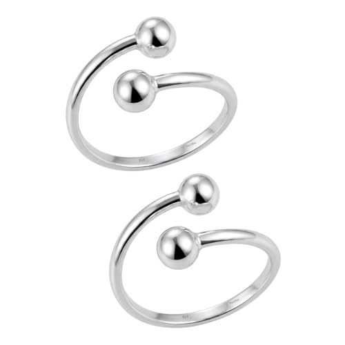Image of Parnika 925 Top Openable Silver Toe Rings in Pure 92.5 Sterling Silver for Women | Chandi Bichiya Bicchiya | Metti |