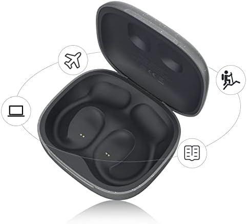 Oladance Open Ear Headphones Travel Charging Case - Extra 78.4 Hours Playtime with Built-in 2550mAh Large Capacity Battery, Protective Smart Case for Travel and Outdoor Activities- GreyNo Earbuds