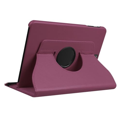 Image of M Cart 360 Degree Rotating Leather Case Cover for Samsung Galaxy Tab S3 9.7 inch (SM-T820 /T825 /T827) 2017 Release (Purple)