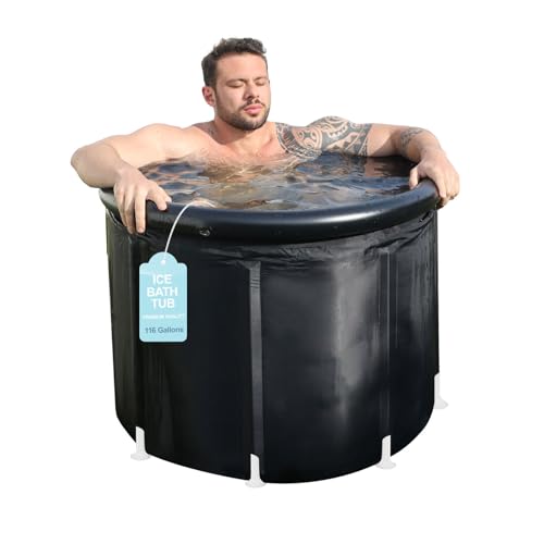 125-Gallon Ice Bath Tub With Cover