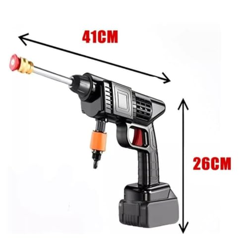 Lavadora de Alta Pressão Portátil Recarregável Bivolt Sem Fio Vap Multiuso para Carros, Limpeza Auto