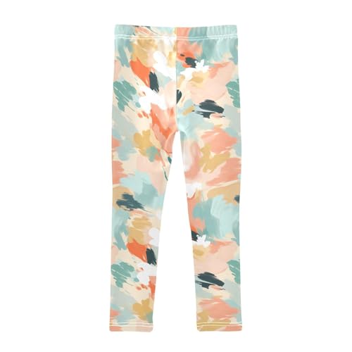 Girls' Leggings Flowers Floral Color Kids Yoga Tights Pants 1 Pack 208516312