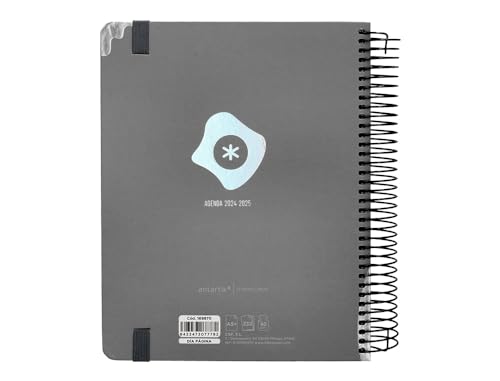 Anartik Academic Diary Year 24-25 Year Course Collection Maximal Black Day Page DIN A5, Black/White - Image 2