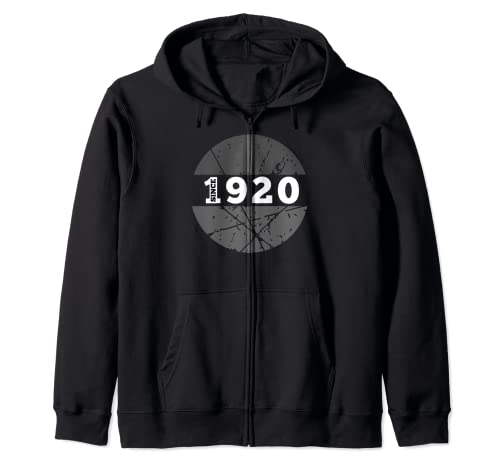 Desde 1920 para hombres y mujeres, cumpleaños de 1920, cumpleaños retro Sudadera con Capucha