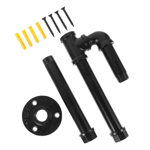 jojofuny Roll Industrial Towel Towel Hooks Toilet Paper Storage Bathroom Tissue Paper Dispenser Bath Towel Holder Paper Towel Holder Wall Mount Tissue Holder Iron Tube Wrought Iron