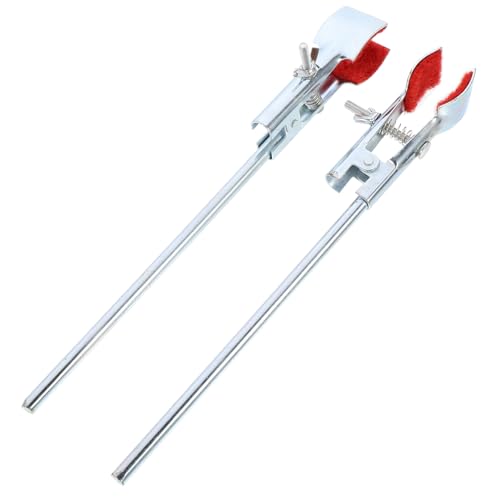 Alipis 2pcs Laboratory Flask Clamp Holder Test Tube Fixing Clamp for Beakers and Crucibles Safe Material for Scientific Experiments