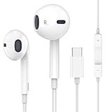 Kopfhörer USB C mit Kabe, USB C Kopfhörer, In-Ear Earphones USBC mit Mikrofon Kompatible mit iPad Pro, Samsung Galaxy S25 S24 S23 A55 A53,iPhone 16 15 iPad Pro Air 5 Mini 6 Google Pixel 9