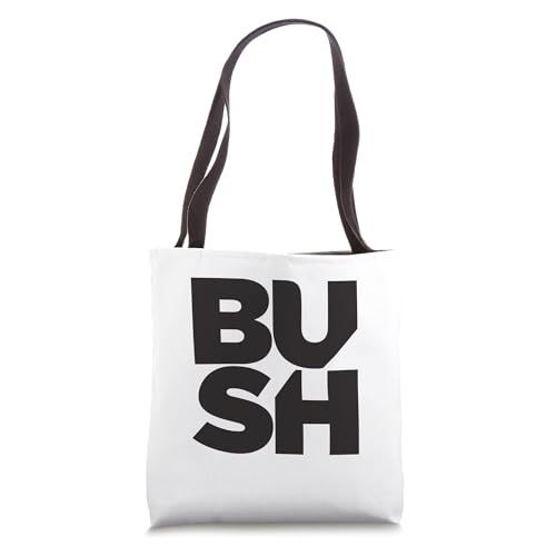 Bush – Black Stacked Logo Tote Bag