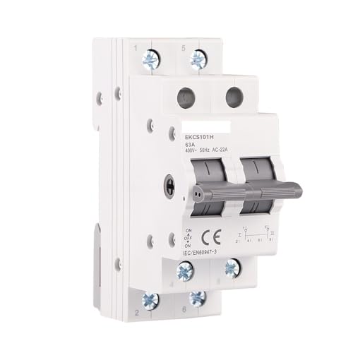 Interruptor de transferencia manual MTS 4P 40A disyuntor de doble potencia para carril DIN 4
