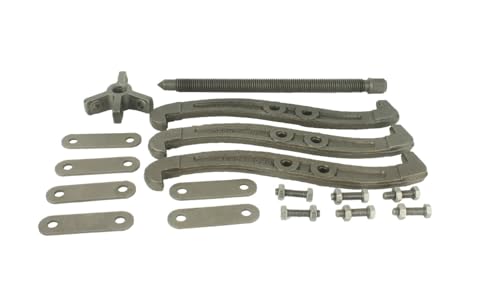 10" Gear Puller,3 Jaw Puller for Pulley Gear Bearing Flywheel Removal,2 Jaw / 3 Jaw Puller with Reversible Jaws, Bearing Puller Suitable for Automotive Repair and Industrial Maintenance (10in)