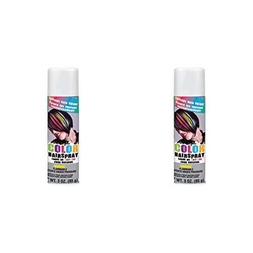 amscan Hair Spray, Yellow, 3 Oz (Pack of 2)