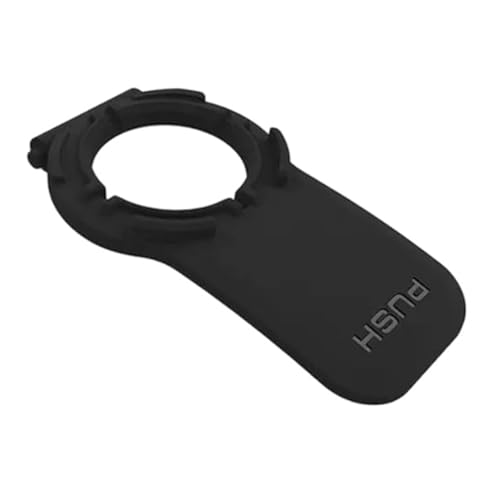 Stoockie Hebel Farbe (Schwarz oder Weiß oder Rot) – Lasche kompatibel mit Quadlock-Telefonhalterungen (schwarz)