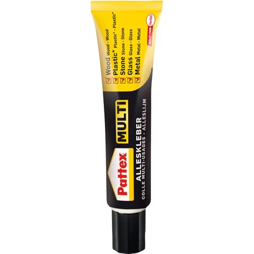 Pattex Multi Alleskleber 2 x 20 g in unkaputtbarer Tube, lösemittelfrei, extrastark, schnell und sauber, tropft nicht, kraftvoll