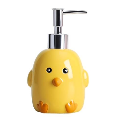 Soap Dispenser Chick Lotion Bottle Ceramic Liquid Dispenser 400ml 13oz