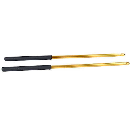 2 piezas baquetas de aluminio para batería electrónica miniatura 6