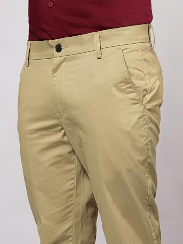 Image of Beyoung Cotton Lycra Classic Fit Chino Pants for Men | Casual Pants | Stretchable Chinos | Slant Pockets | Chino Trousers