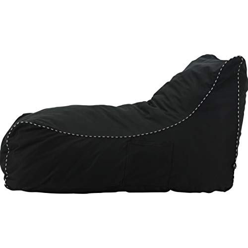 Happy Home Company 11438 Bean Bag Liege Sitzsack 110 cm- SCHWARZ – Bild 3