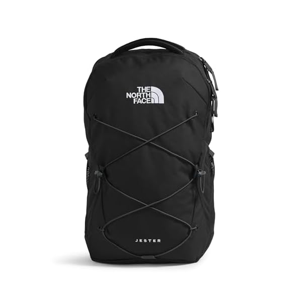 The North Face Jester Everyday Laptop Backpack - Commuter Daypack, Water Repellent, Laptop Sleeve, TNF Black-NPF, One Size