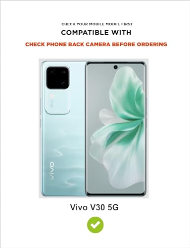 Image of KC Back Cover for Vivo V30 5G - New Curly Wave Frame Shape Shockproof Bumper Soft Silicone Case with Camera Protection (Black)