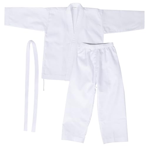 GLSTOY 1set Professional Karate Uniform for Training Breathable Judogi Elastic Waistband Quick-drying Suitable for Adults and Teens Design for Intense Practice