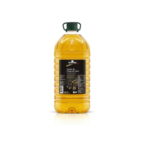 Aceite de Orujo de Oliva 5 Litros – Aceite Vegetal para Cocinar, Freír y Hornear – Sabor Suave y Gran Rendimiento – Ideal para Cocina Profesional y Uso Diario en Casa