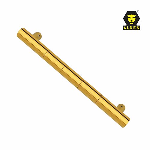 Image of ALDEN 12 inch Main Door Handle /Handle for Glass and Wooden Door /Pull and Push Stainless Steel Door Handle (PVD Gold) (4 Years Warranty) (Pack of 1)