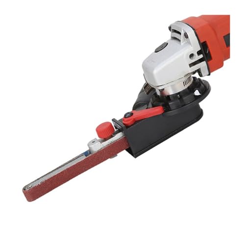Amoladora angular, lijadora de banda, mini, adaptador lijado, máquina rectificadora, con cabezal for 115 mm (4,5') y 125 (5') Para bricolaje(10mm Belt Sander)