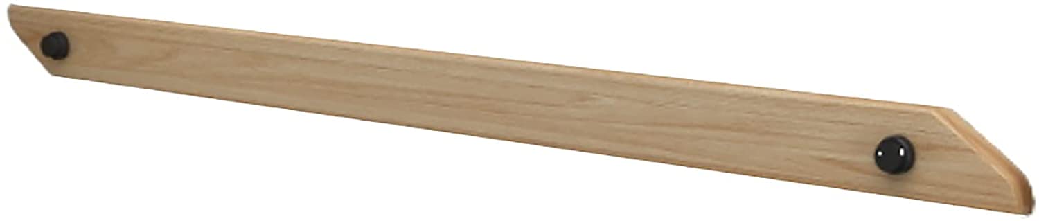 Rampe d'escalier en bois 3 m avec fixations murales pour couloir et loft
