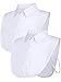 2 Stücke Fälschung Kragen Abnehmbare Bluse Dickey Kragen Half Shirts False Kragen für Damen Gefälligkeiten (Größe 2, Weiß)