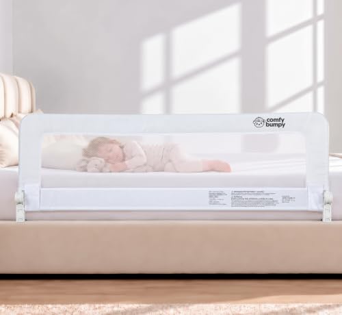 ComfyBumpy 1-Pack Bed Rail for Toddlers 55.5" L x