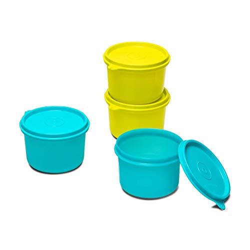 Tupperware Multipurpose Liquid Tight Executive Lunch Bowl 450 Ml 4 Piece Plastic Multicolour