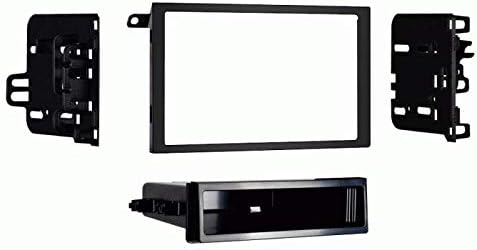 Double or Single Din Install Car Stereo Dash Kit for a Aftermarket Radio Fits 2003-2009 Chevrolet Kodiak Trim Bezel is Black