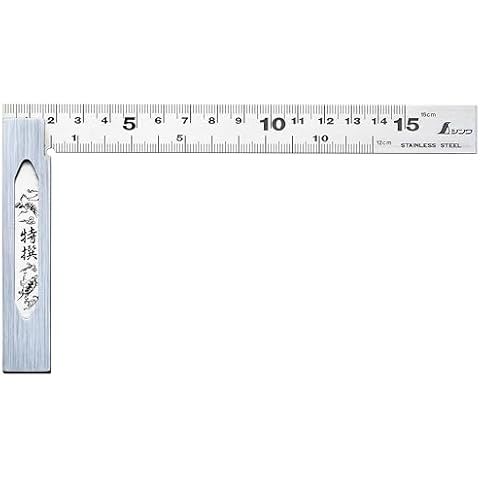 Shinwa Sokutei 62009 Full Scoya Scale Stainless Steel 5.9 inches (15 cm) Cover