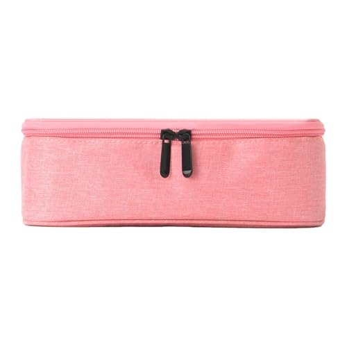 OIIBWQ Estojo para Transporte de Esmaltes, Organizador de Viagem para Esmaltes, Portátil, Suporte para Esmaltes para Ferramentas de Nail Art, Acessórios, Rosa
