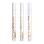 Instant Stain Remover Cleaning Pen for Clothes Fabric Portable Spot Remover Handheld Rub Pen on Wine Coffee Tea Oil Ink Juice Stain Marks, 3 Count