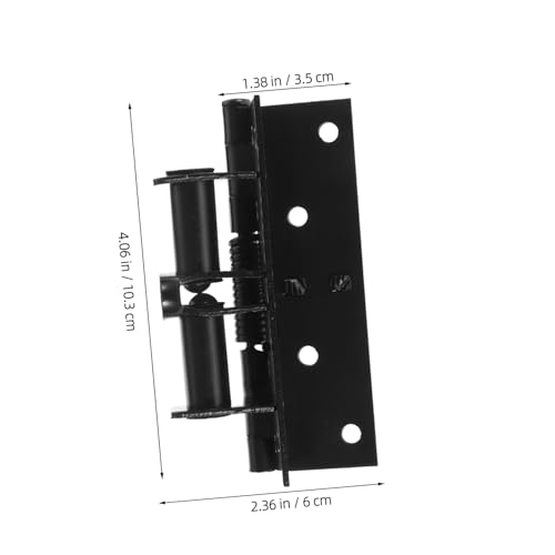 Bisagras invisibles de diseño versátil negro para puertas de habitaciones y hoteles 3