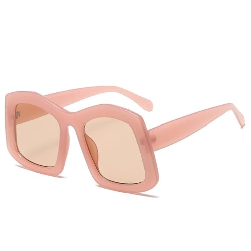 Lunettes de soleil UV400 surdimensionnées pour femme et homme style vintage