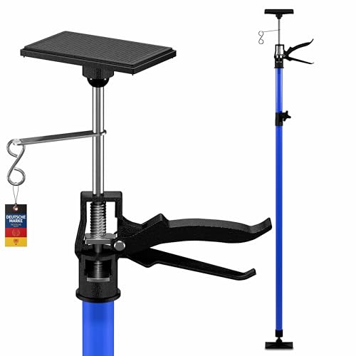 Deckenstütze 2er Set 115290 cm stufenlos höhenverstellbare Montagestütze bis 30kg aus Stahl Einhand-Schnellspannstütze Teleskopstütze für Decken Wände Türzargen und Montagearbeiten