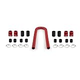 Mishimoto MMAH-U48RD Universal Flexible Stainless Steel Radiator Hose Kit, 48”, Red