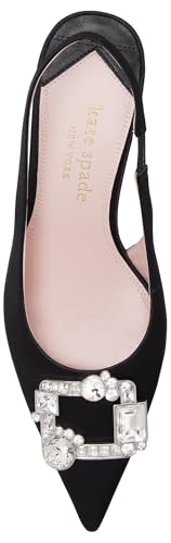 kate spade new york Women's Renata Slingback Heel Pump, Black, 9.53